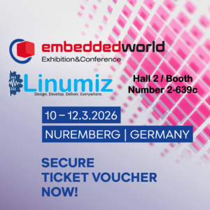 free Embedded World Tickets 2026 (Nürnberg) | Linumiz – voucher code